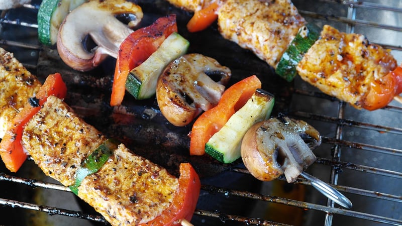 Grilled Lemon Herb Chicken Skewers